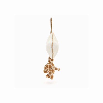 Jellycat Bashful Giraffe Musical Pull USA | 90258MJLH